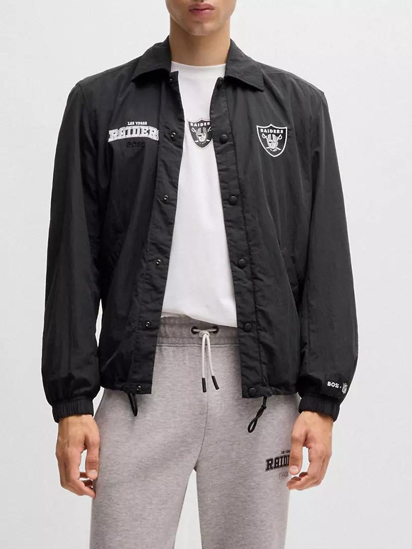 Mens BOSS x NFL Water-Repellent Jacket with Embroidered Branding Product Image