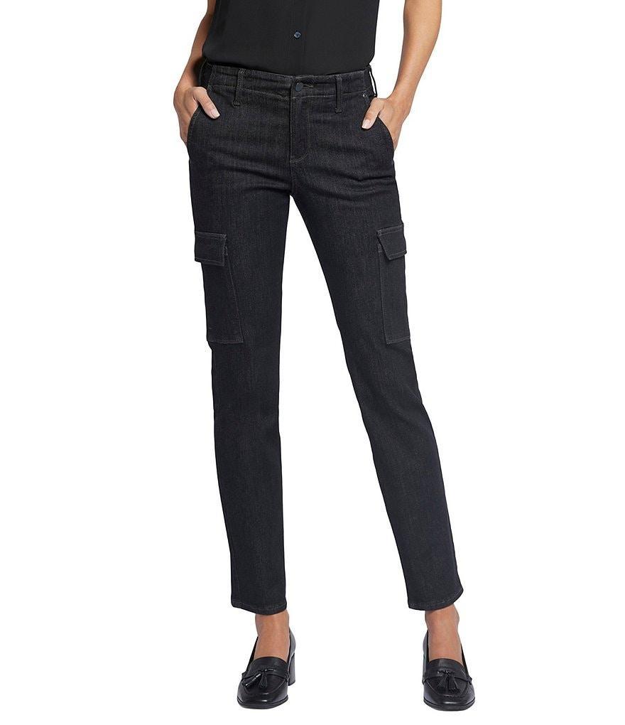 NYDJ Sheri Slim Cargo Pocket Ankle Jean Product Image