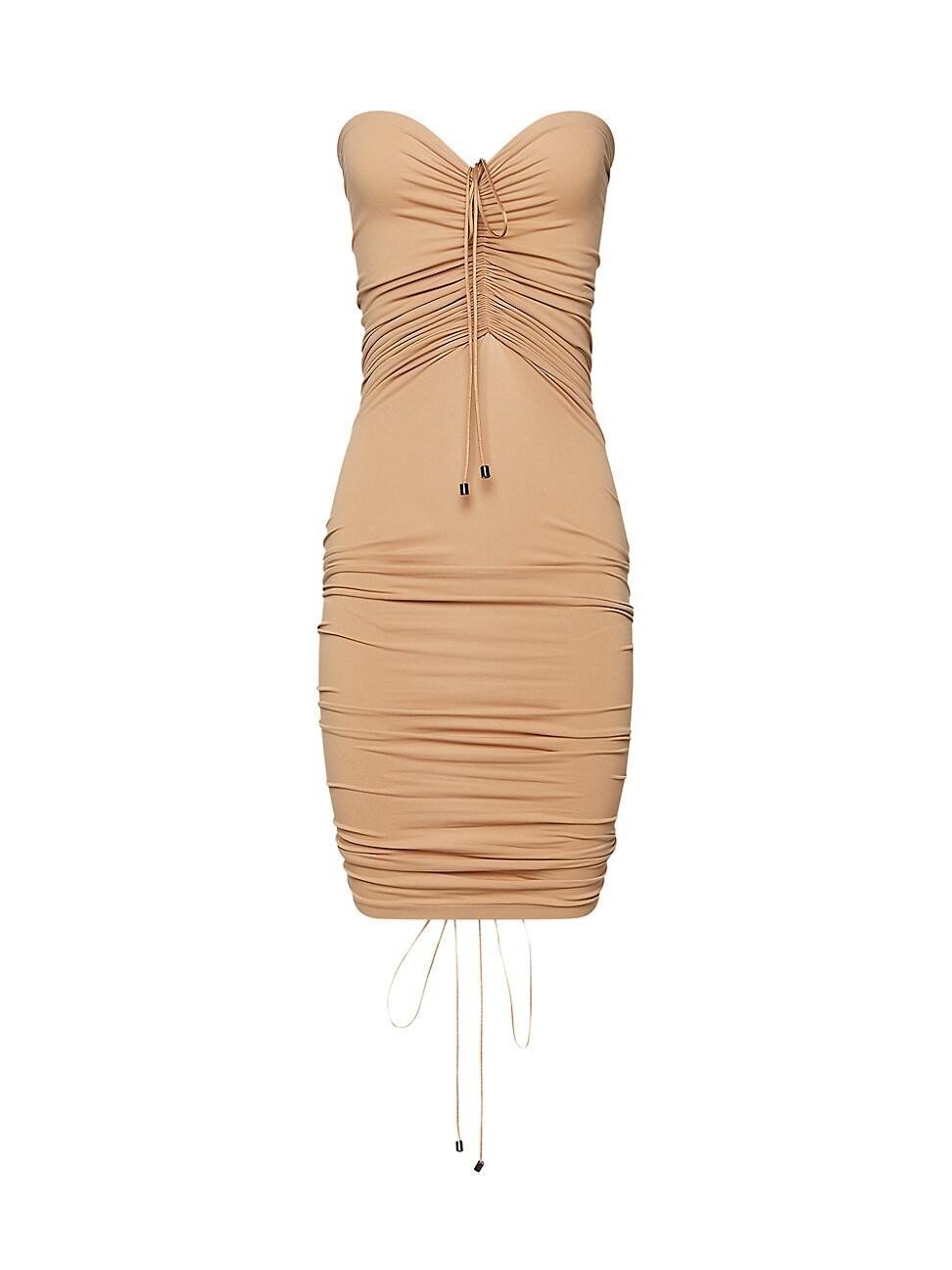 Womens Fatal Draping Drawstring Minidress Product Image