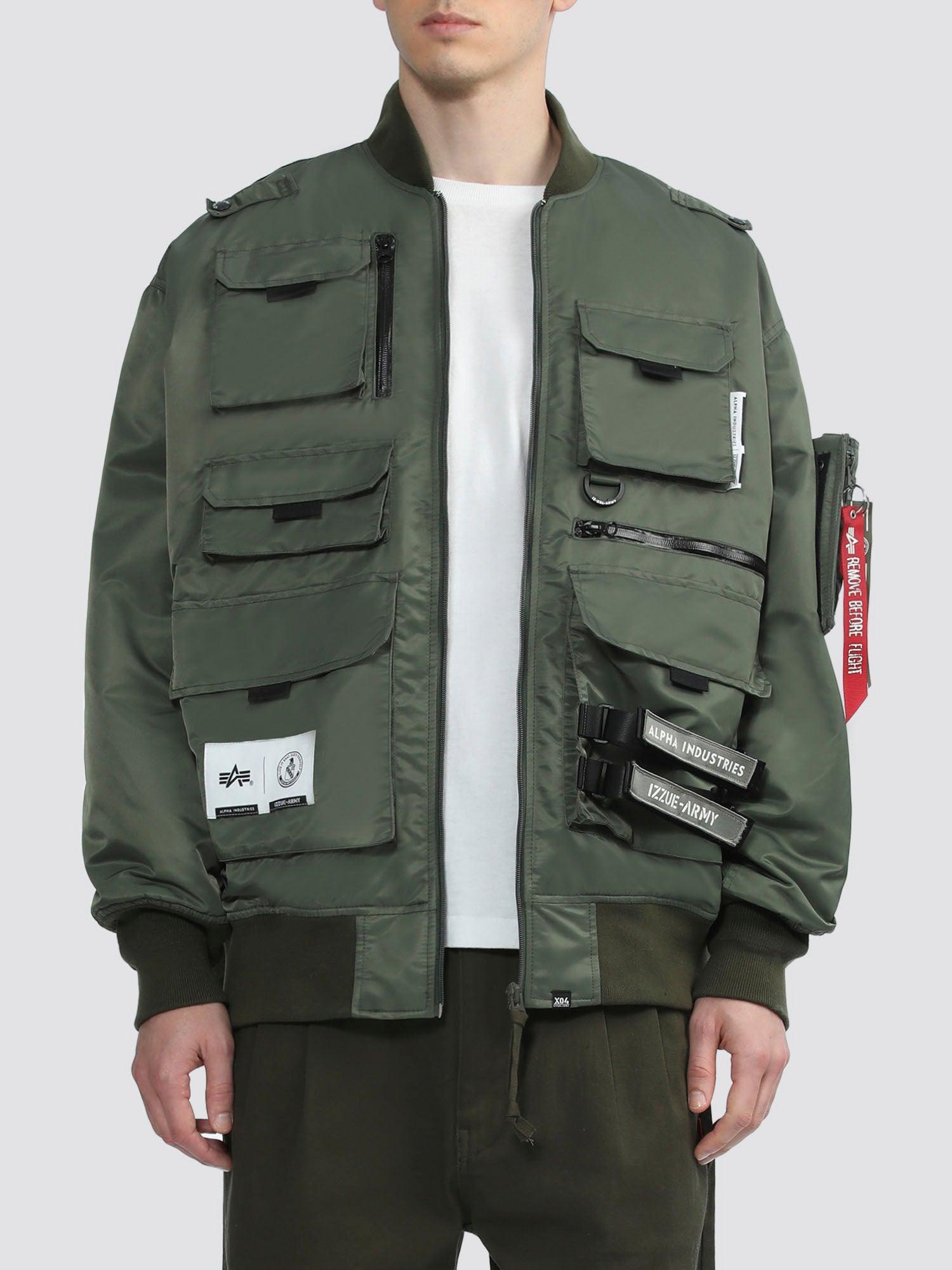 ALPHA X IZZUE UTILITY MA-1 JACKET Product Image