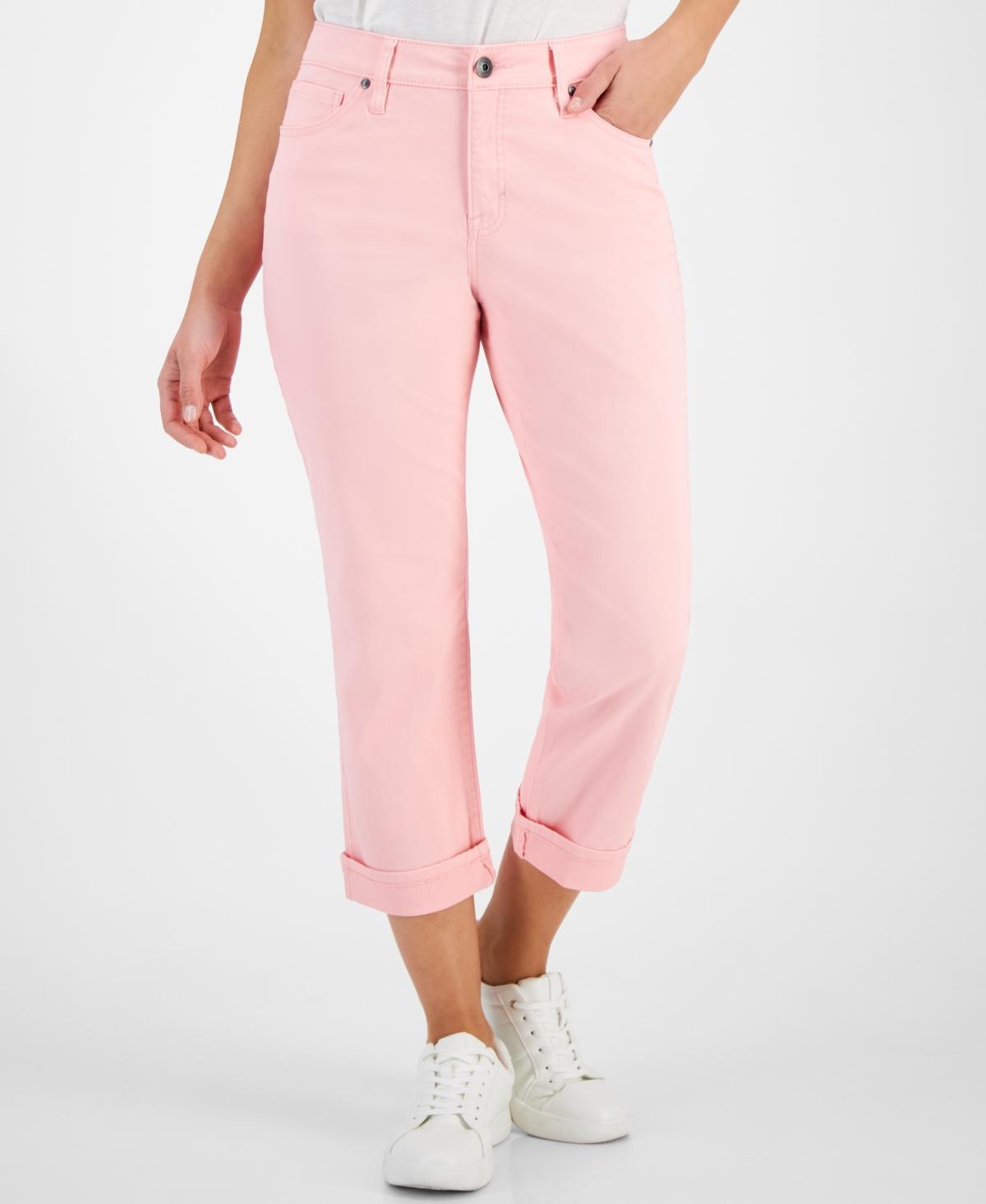 Women's Mid-Rise Curvy Capri Jeans, Created for Macy's Product Image