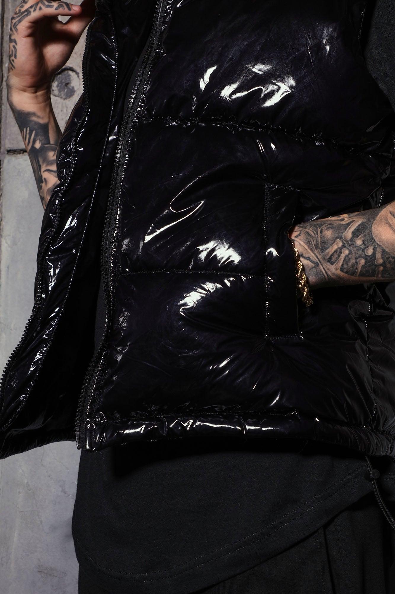 Caleb Puffer Vest - Black Product Image