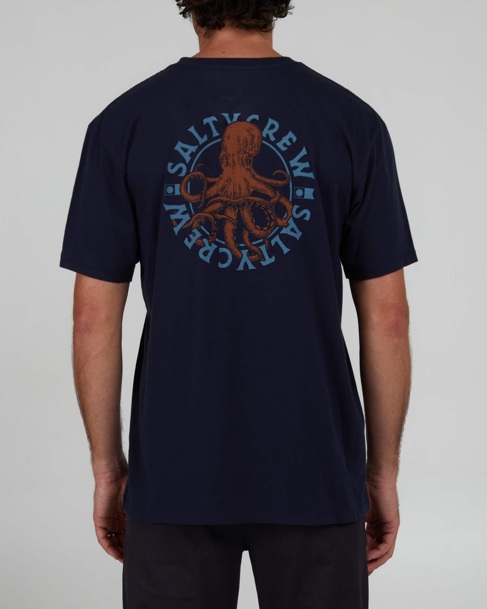 Tentacles Premium S/S Tee - Navy Product Image