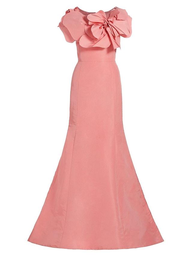 Womens Petal Appliqu Trumpet Gown Product Image