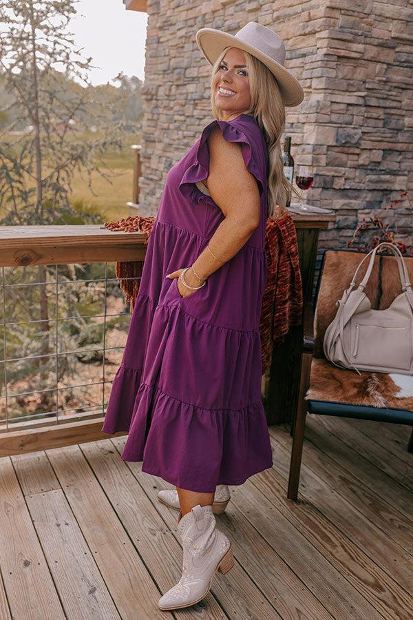 Parkside Pretty Midi In Royal Plum Curves Product Image