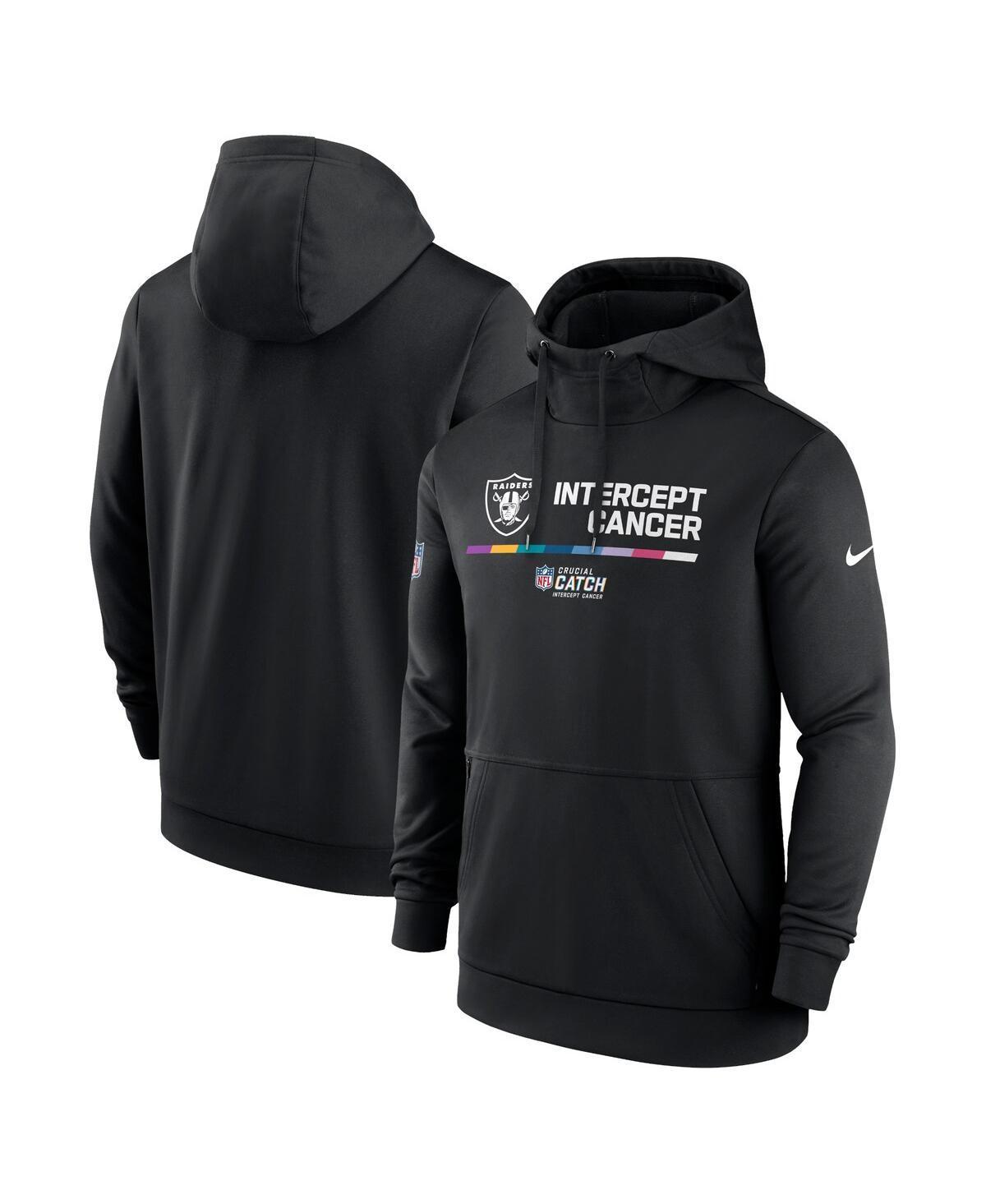 Mens Nike Black Las Vegas Raiders 2022 Nfl Crucial Catch Therma Performance Pullover Hoodie Product Image