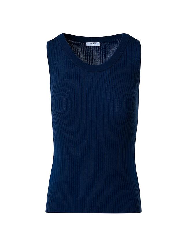 Womens Cotton Rib-Knit Tank Product Image