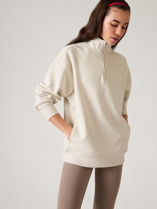 Forever Fleece 1/4 Zip Sweatshirt Product Image