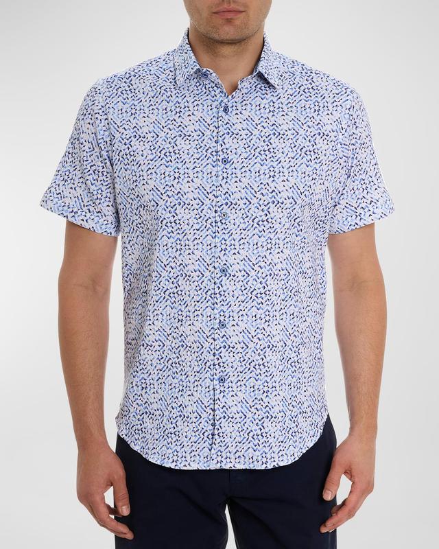 Mens Cyprus Seersucker Short-Sleeve Shirt Product Image