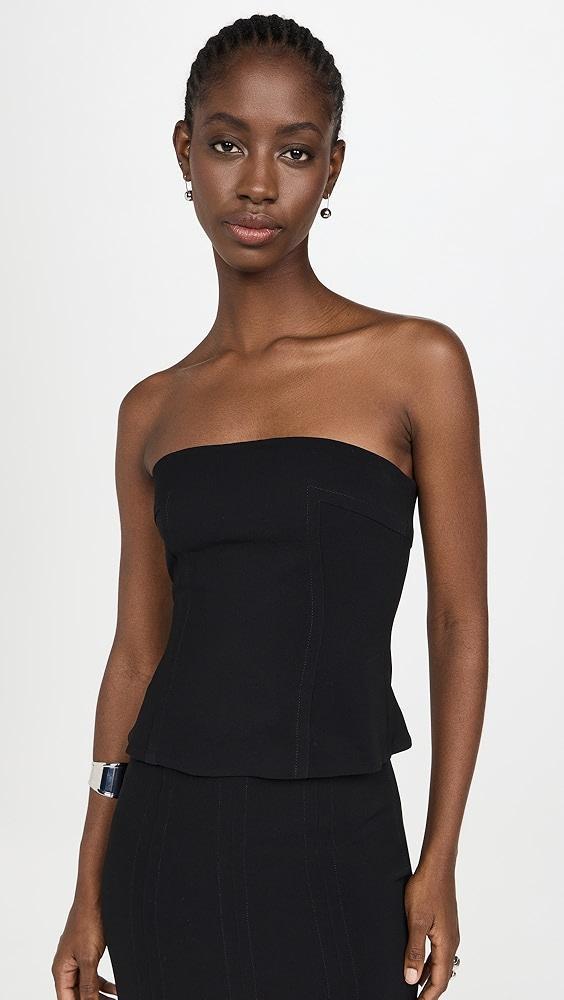 La Ligne Strapless Zip-Back Top | Shopbop Product Image