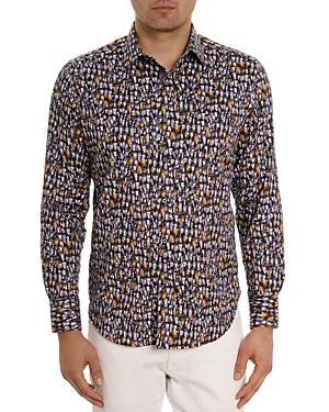 Robert Graham Beer Bash Cotton Blend Classic Fit Button Down Shirt Product Image