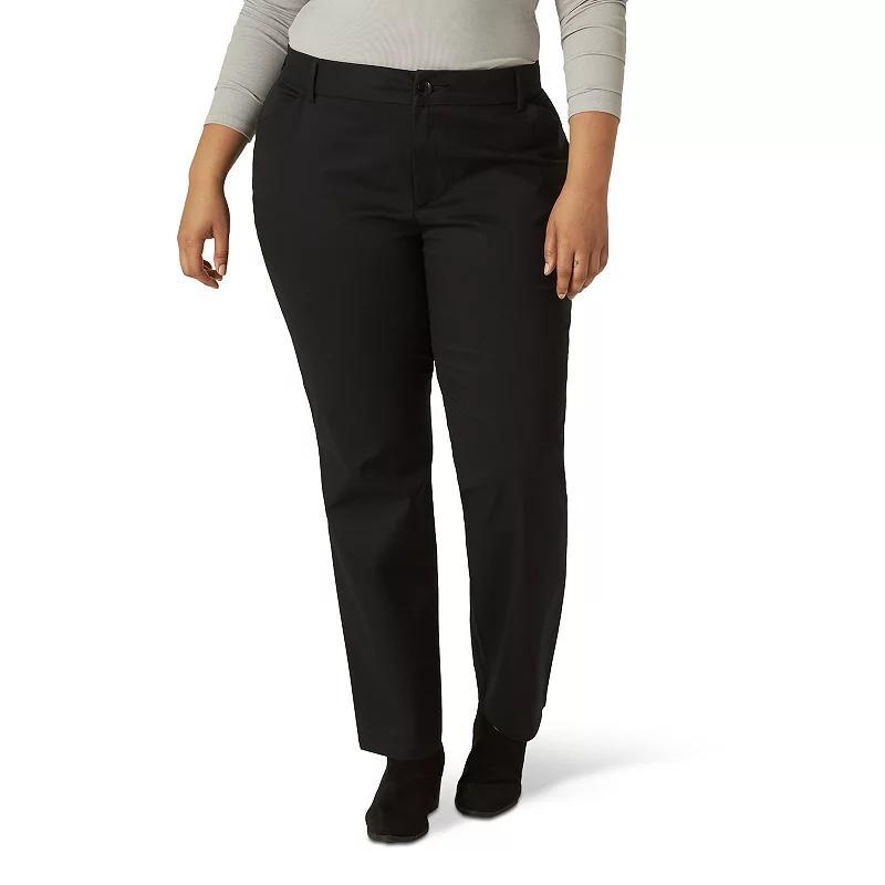 Plus Size Lee Wrinkle-Free Pants, Womens Product Image