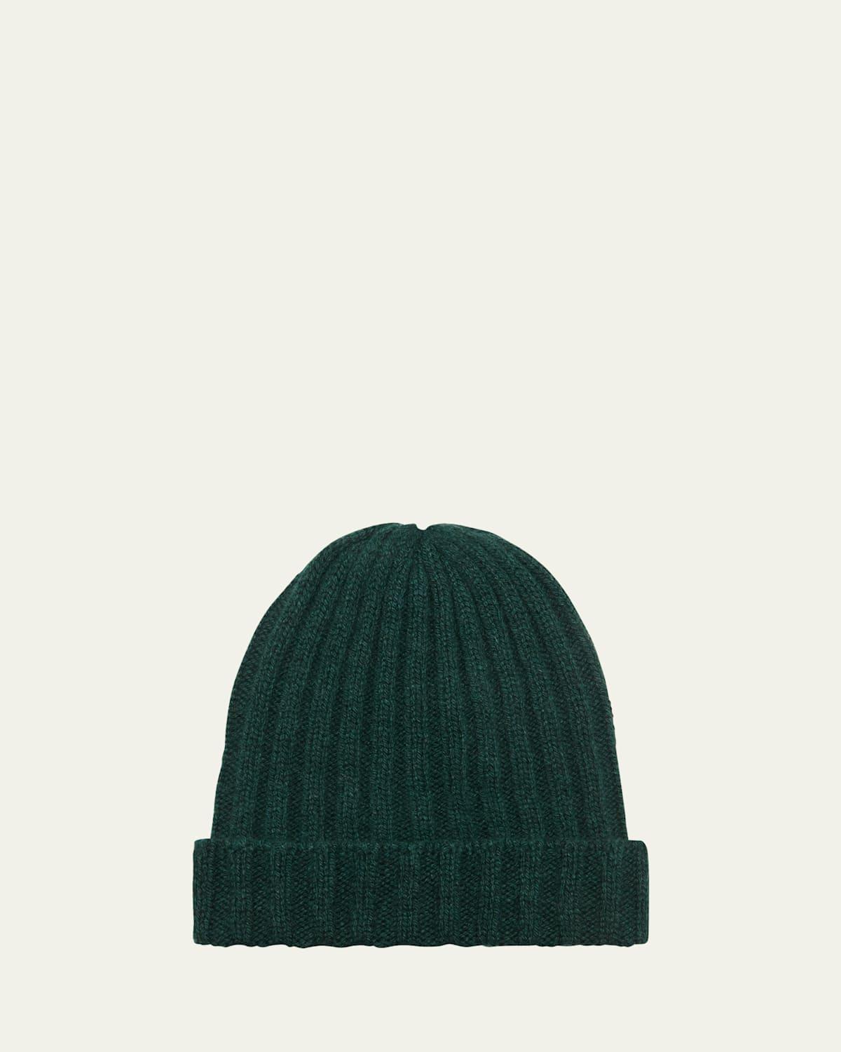 Mens Ranger Ribbed Cashmere Beanie Hat product image