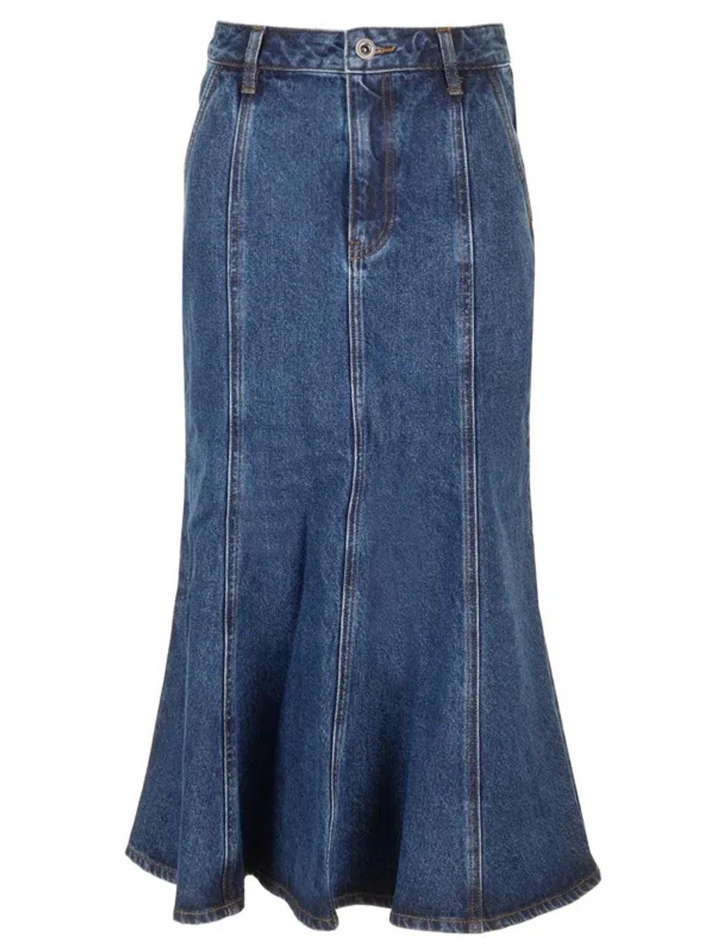 Midi Skirt In Blue product image