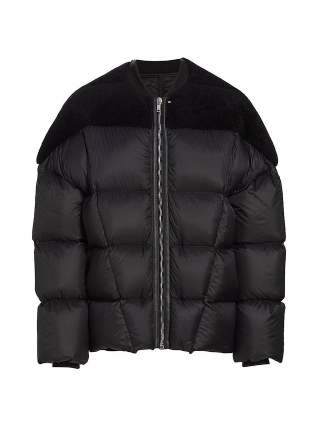 Mens Puffer Flight Jacket Product Image