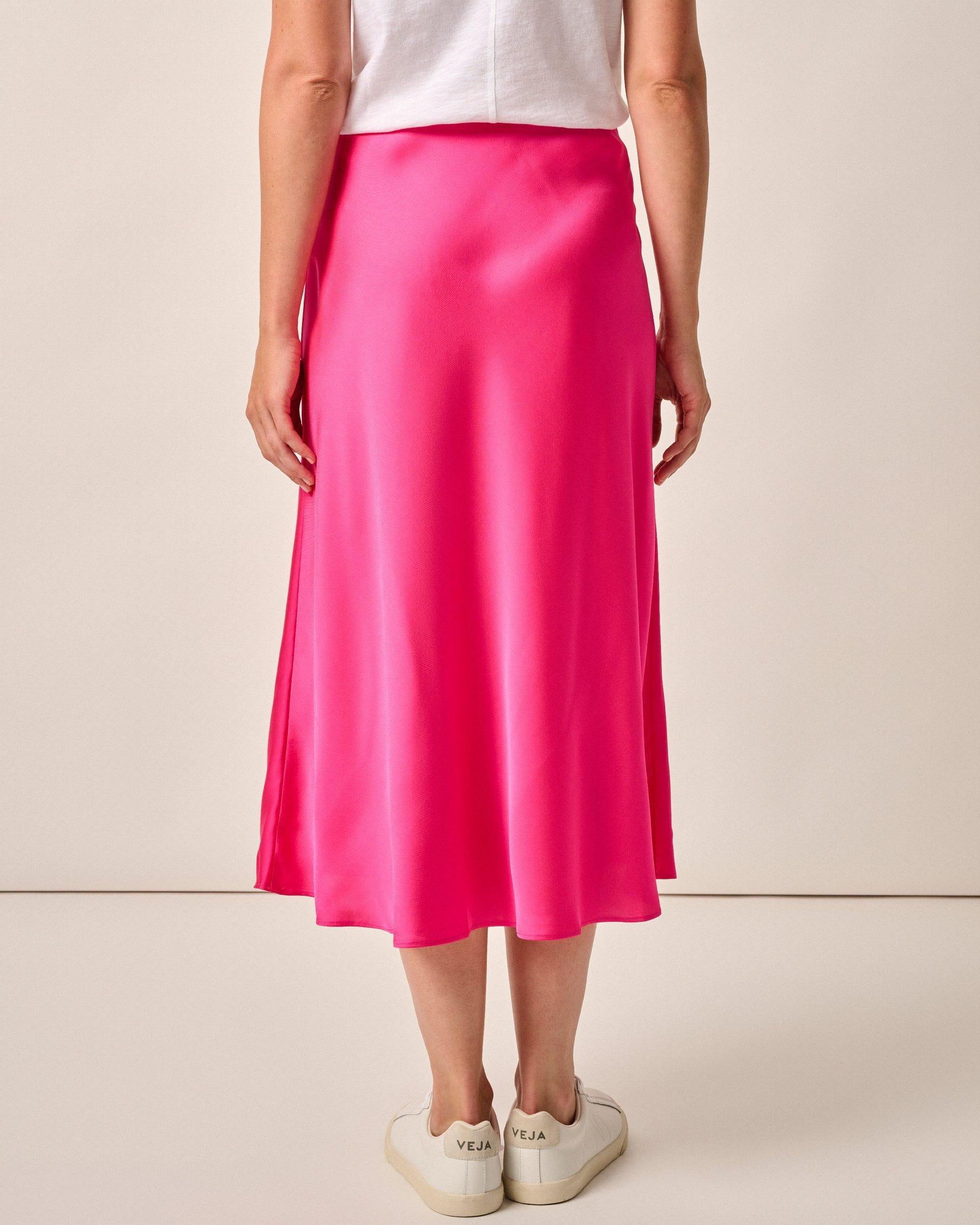 Audrey Charmeuse Slip Skirt Female Product Image