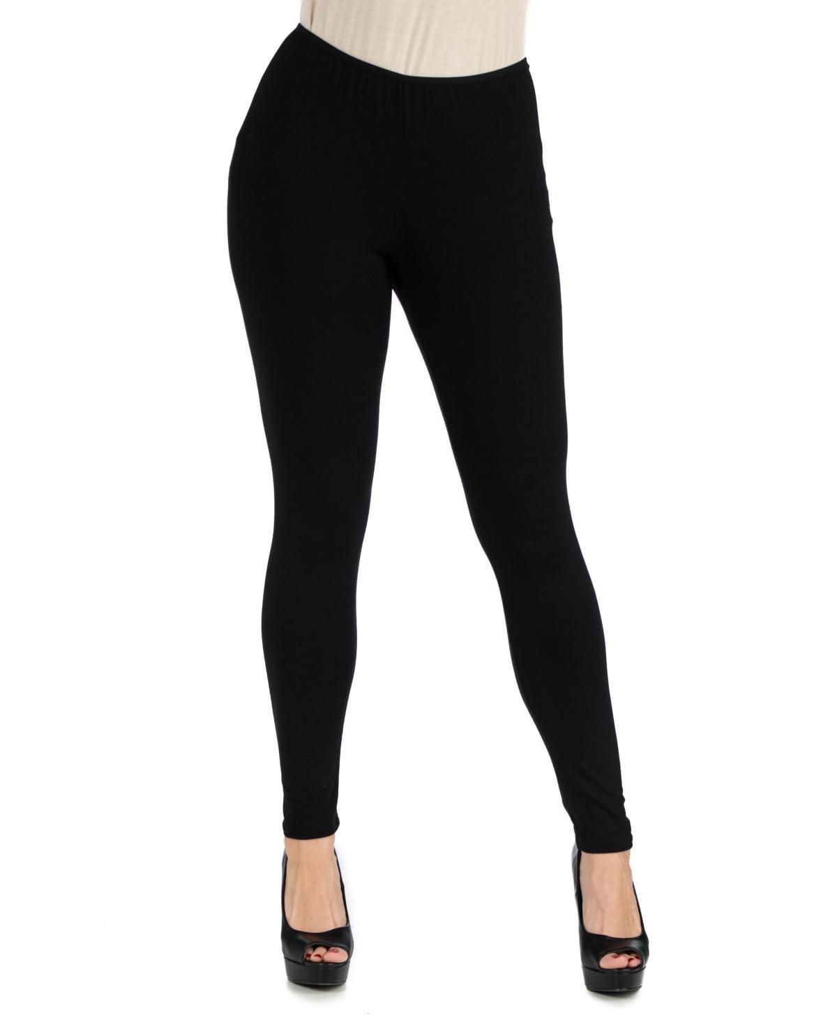 24seven Comfort Apparel Womens Stretch Ankle Length Leggings Product Image