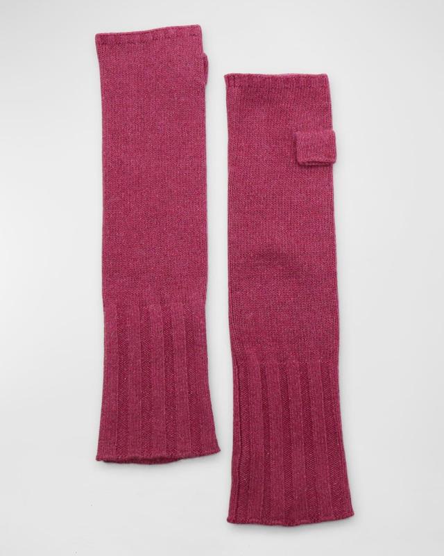 Long Cashmere Fingerless Gloves Product Image