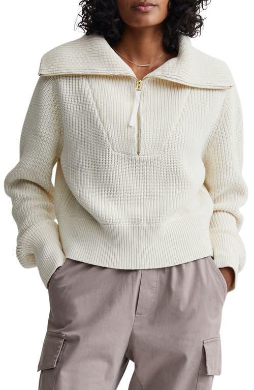 Varley Mentone Top (Egret) Women's Clothing Product Image