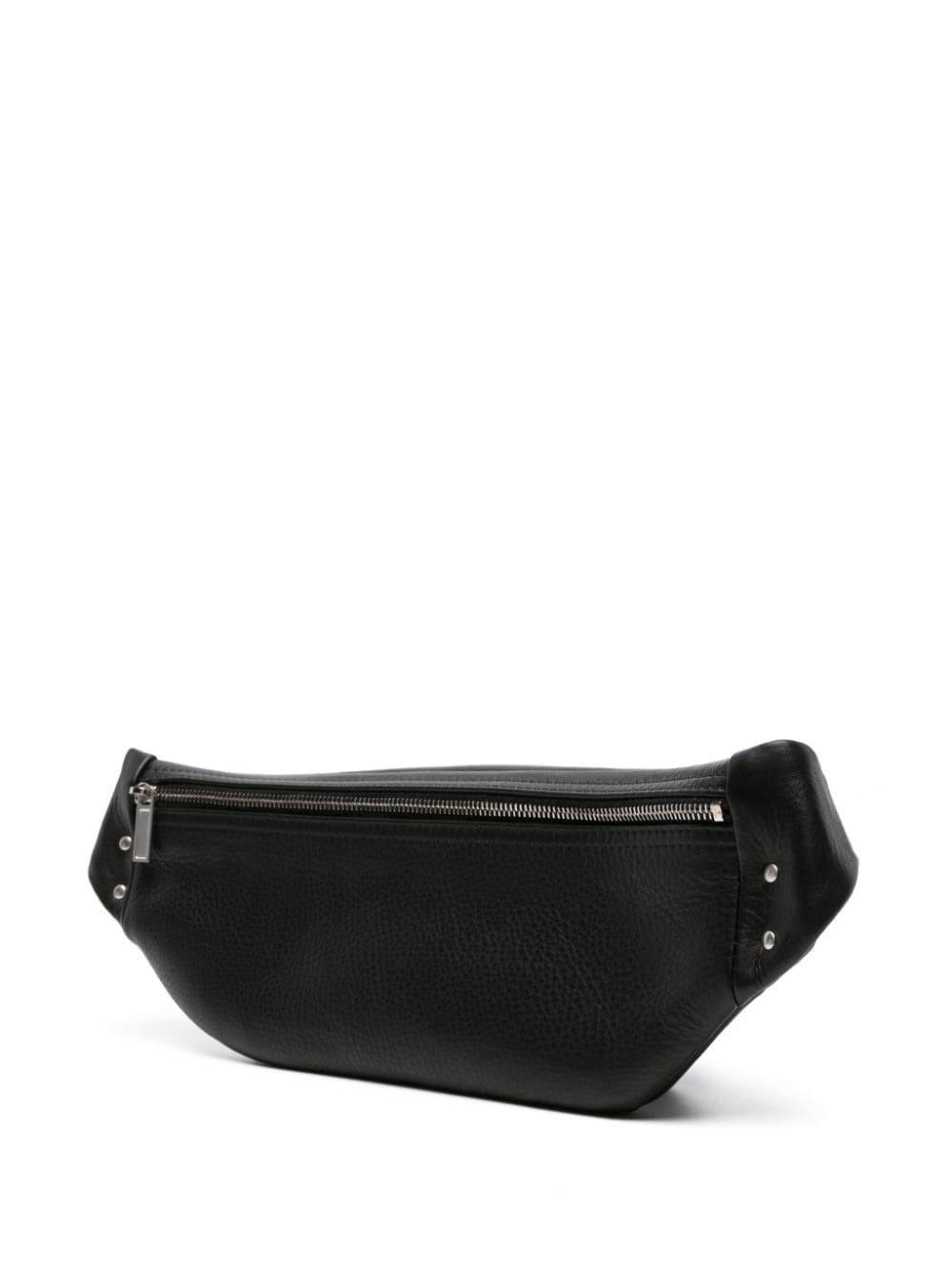 Bumbag Leather Tote Bag In Black Product Image