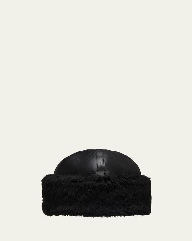 Womens Shearling Winter Hat Product Image