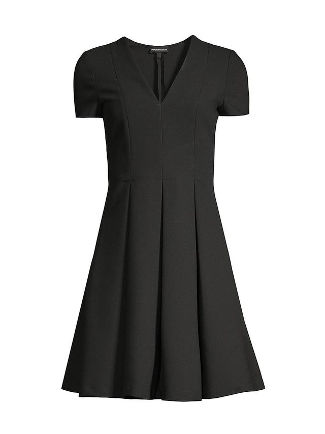 Womens Emma Box-Pleat Mini Dress Product Image