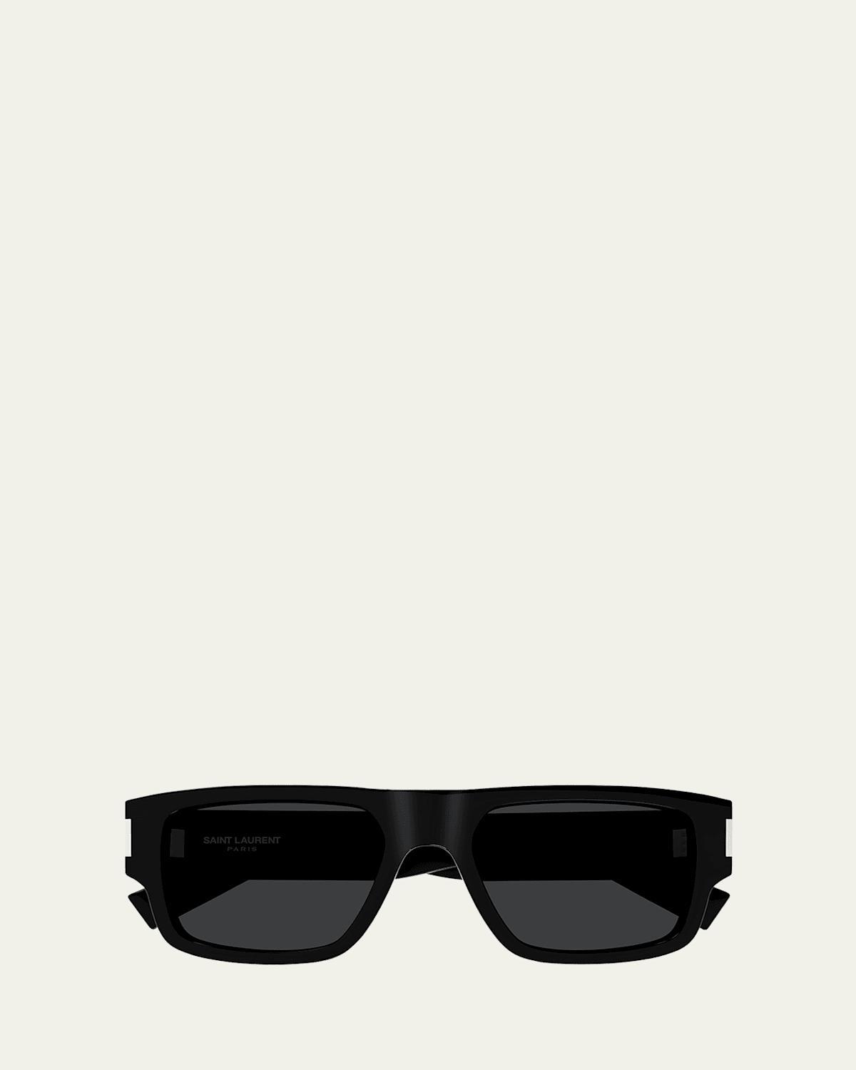 Mens SL 659 Acetate Rectangle Sunglasses Product Image