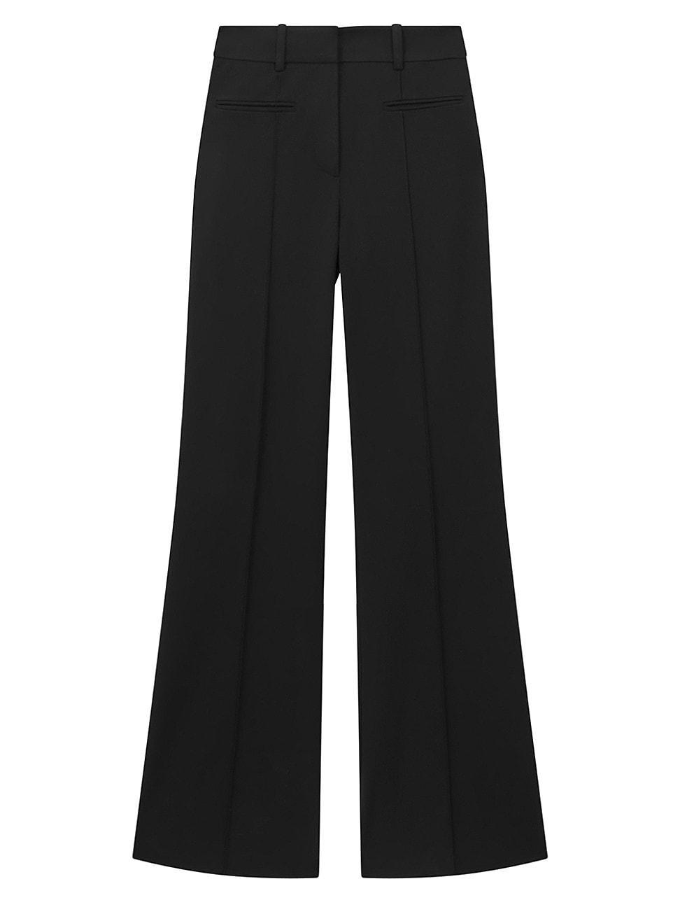 Womens Claude Pin-Tucked Flared Pants Product Image