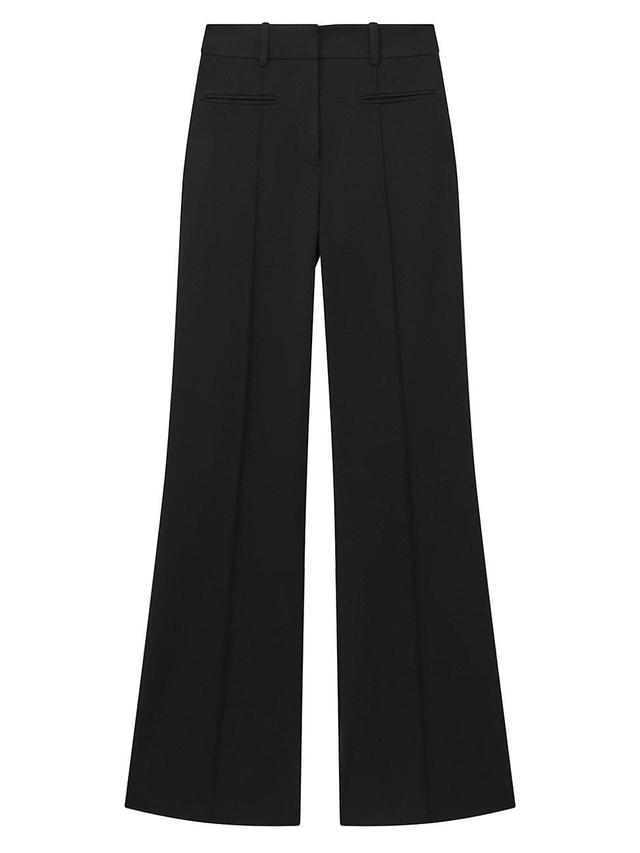 Womens Claude Pin-Tucked Flared Pants Product Image