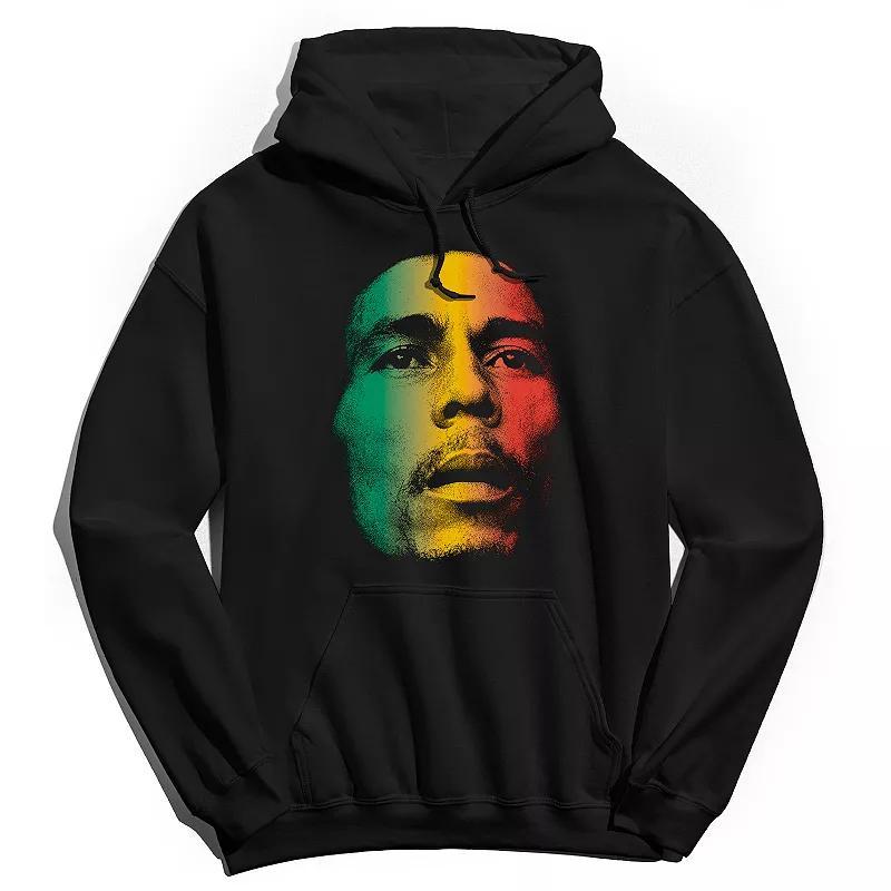 Mens Bob Marley Face Hoodie Product Image