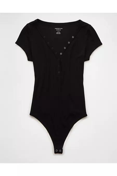 AE Henley T-Shirt Bodysuit Women's Product Image