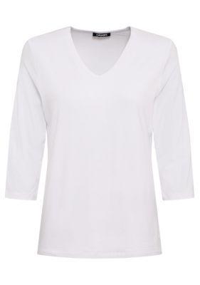 Olsen Womens 3/4 Sleeve V-Neck T-Shirt Product Image