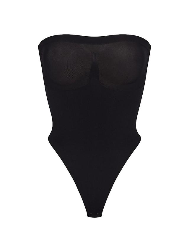 Womens Seamless Sculpt Strapless Thong Bodysuit Product Image