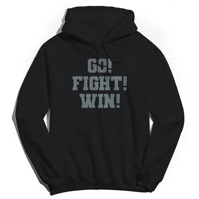 Adult Go Fight Win Graphic Hoodie, Mens Product Image