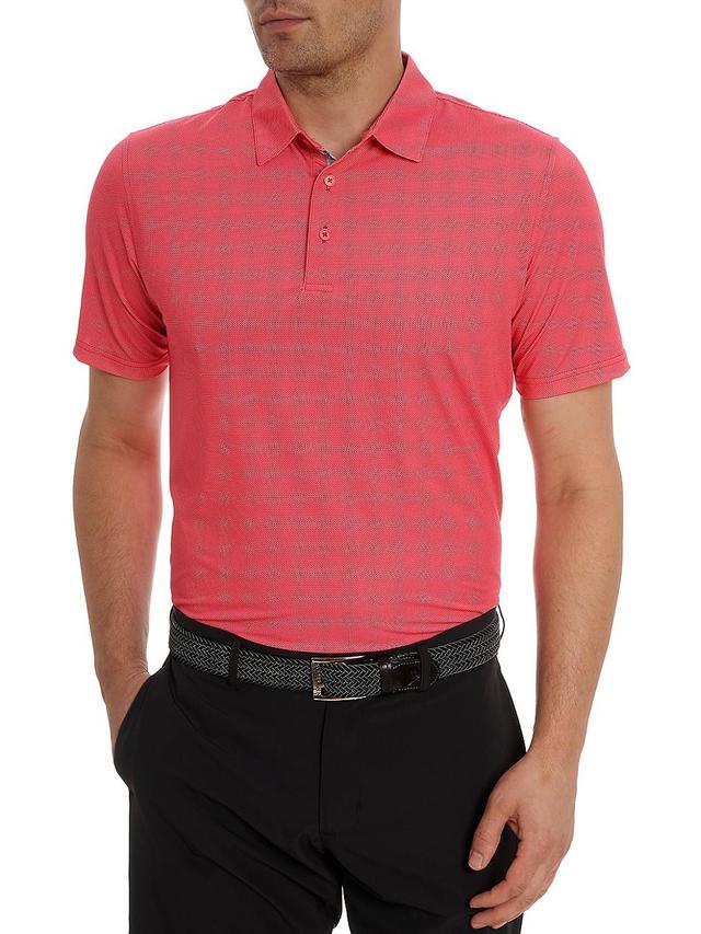 Mens Hyde Stretch-Knit Polo Shirt Product Image