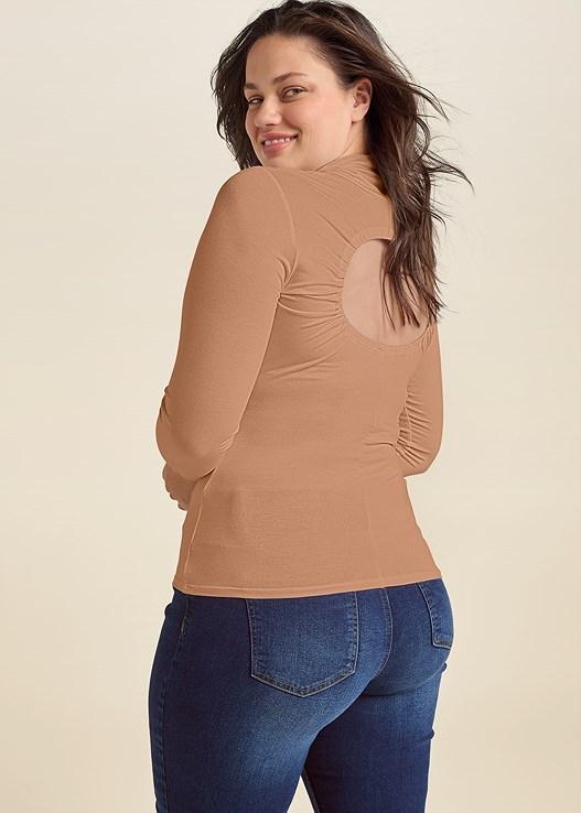 Back Cutout Casual Top Product Image