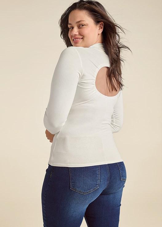 Back Cutout Casual Top Product Image