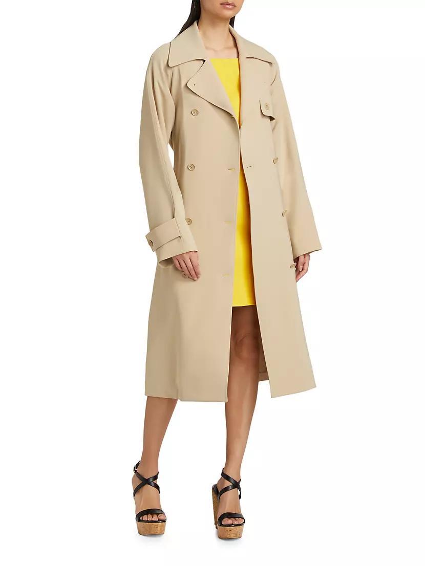 Double-Breasted Belted Trench Coat product image