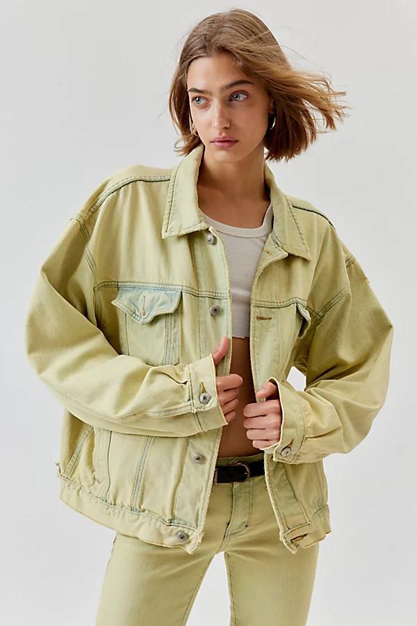 Urban Renewal Remade Overdyed Denim Jacket Womens at Urban Outfitters Product Image