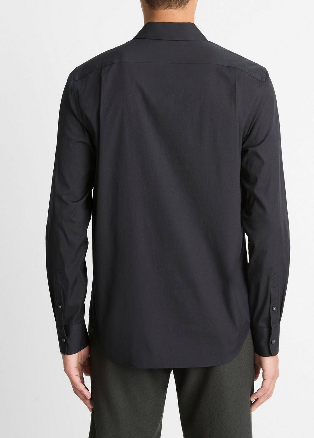 Stretch-Cotton Poplin Shirt Product Image