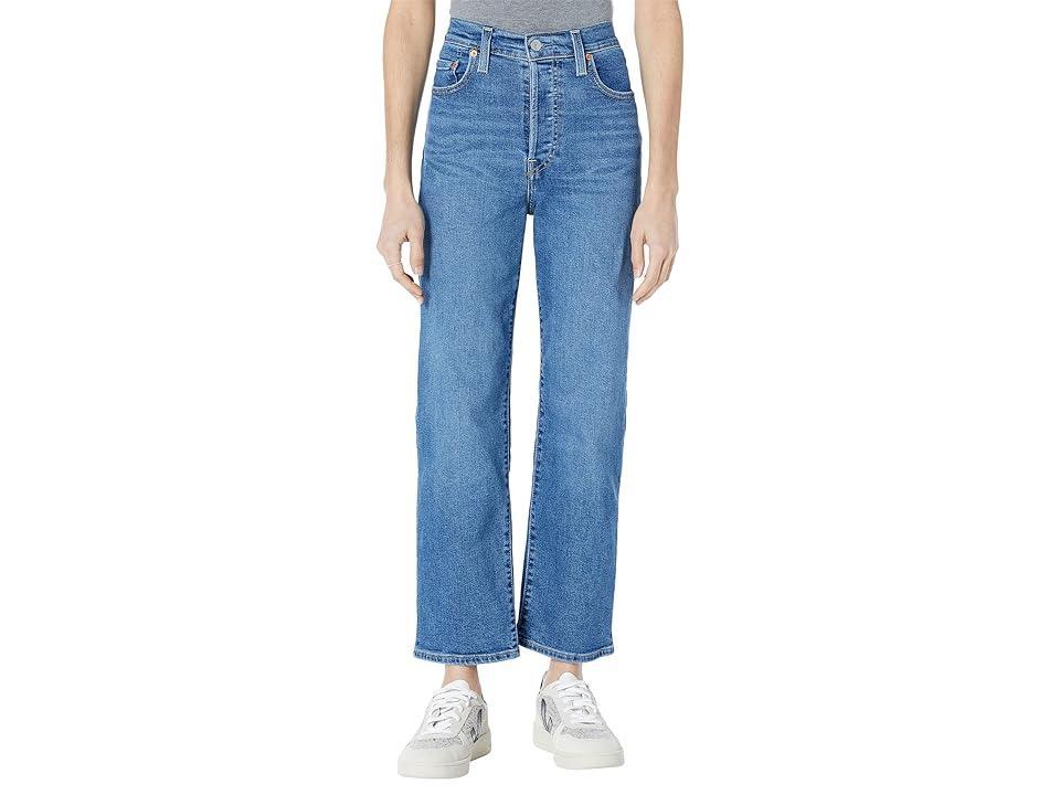 Levis Ribcage High Rise Ankle Straight Jeans Product Image