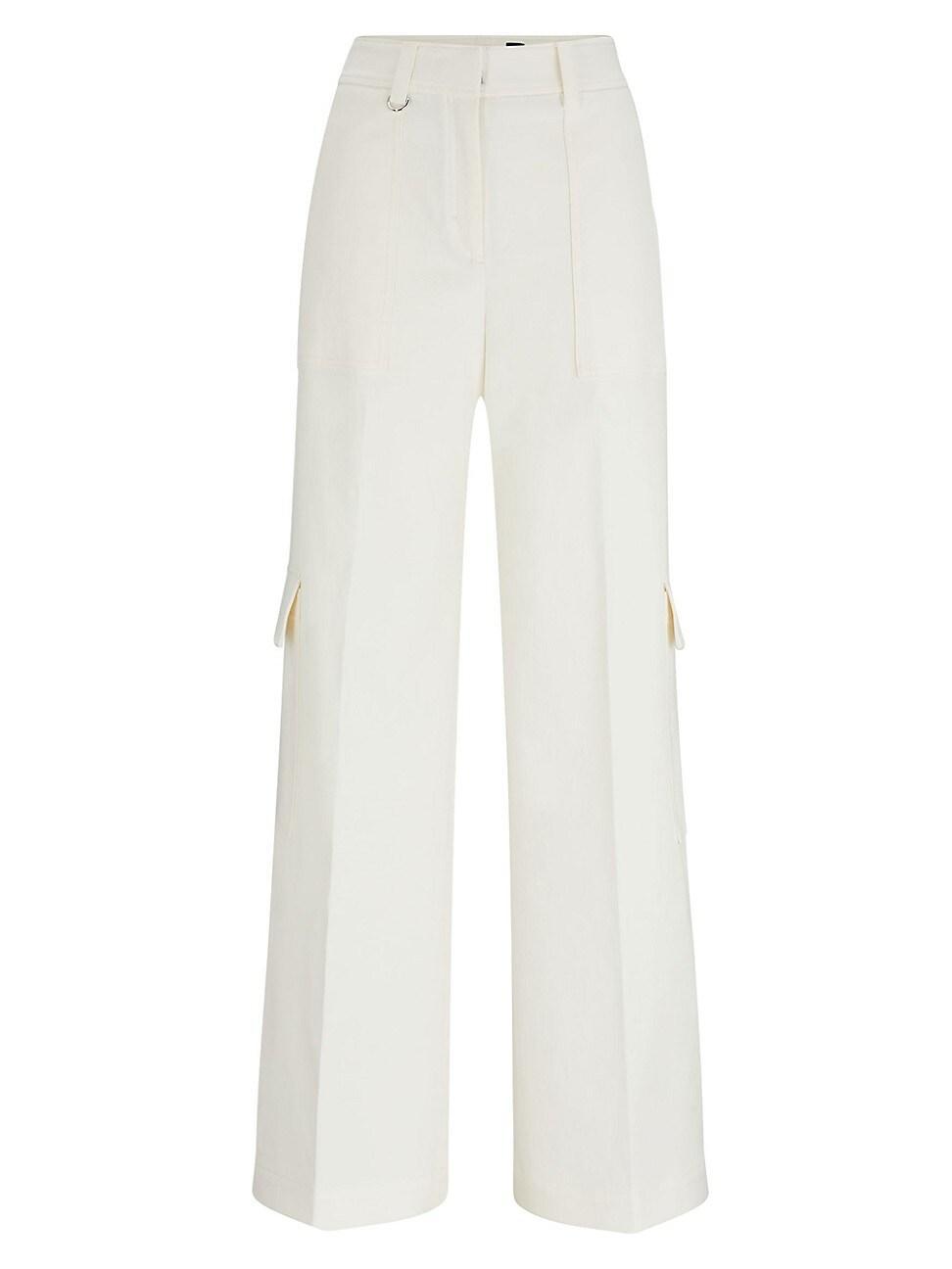 Womens Straight-Fit Trousers Product Image