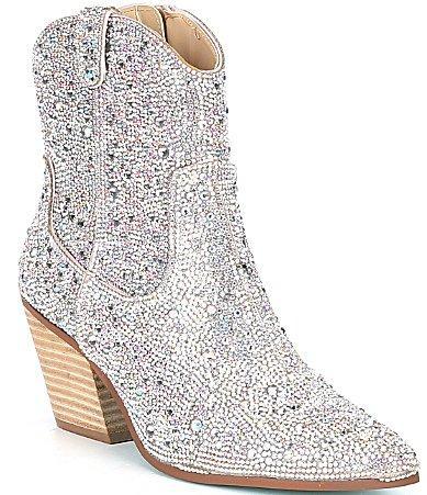 Blue by Betsey Johnson Diva (Rhinestone) Women's Shoes Product Image