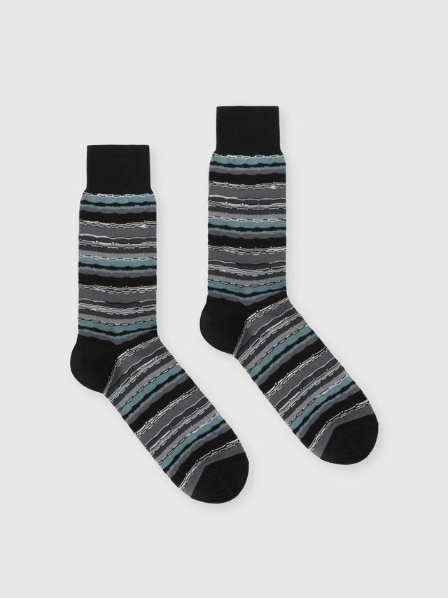 Patterned cotton blend socks Product Image