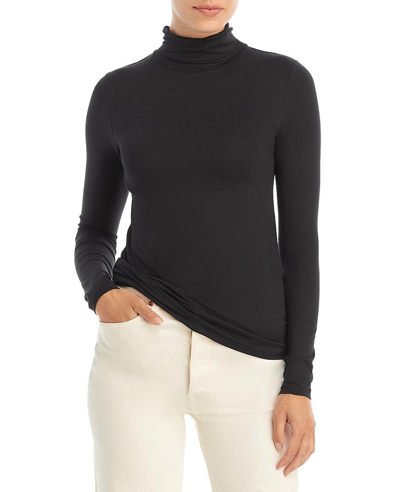 Womens Soft Touch Turtleneck Top Product Image