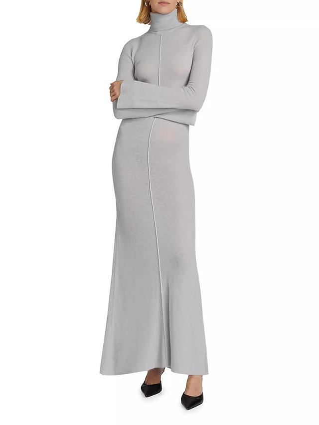 Mohair-Blend Turtleneck Dress Product Image