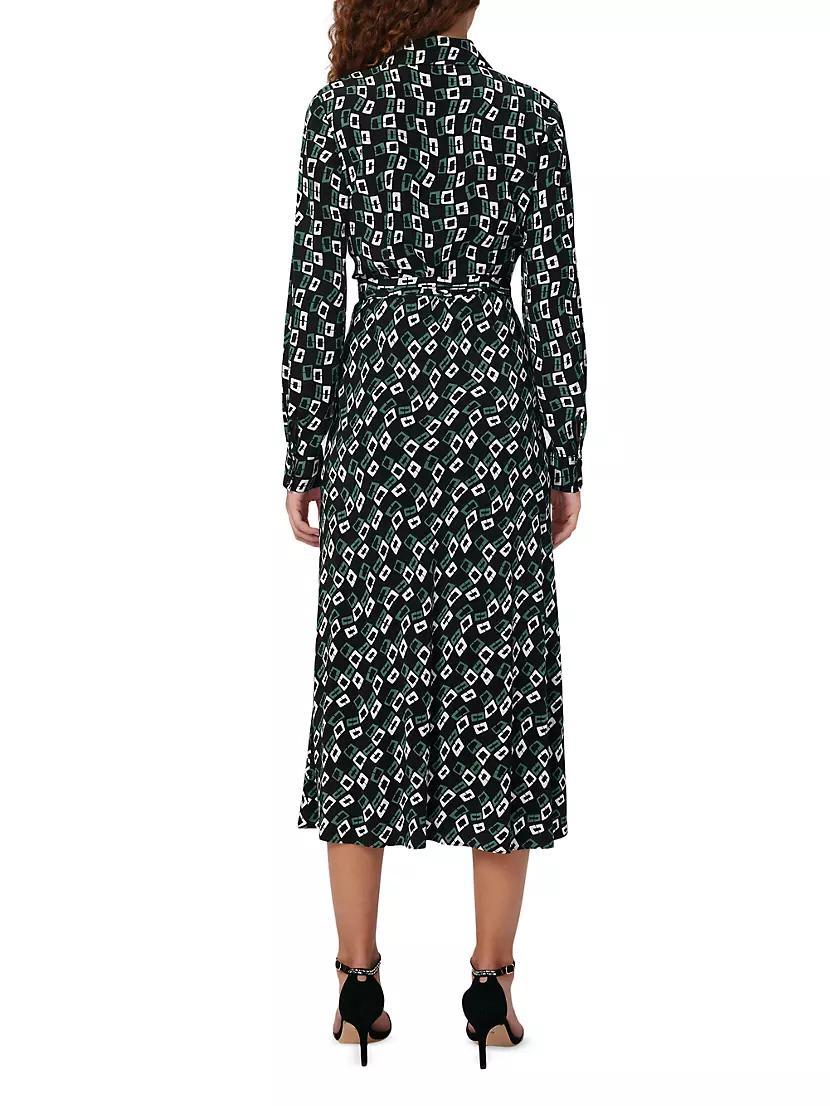 Tori Tie-Waist Midi-Dress Product Image