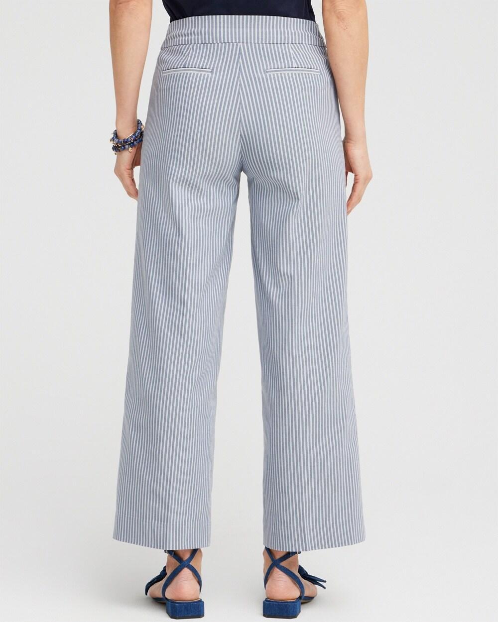 Brigitte Stripe Wide Leg Crops Product Image