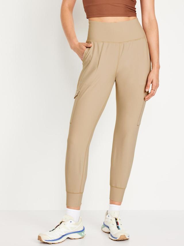 High-Waisted PowerSoft Cargo Joggers Product Image