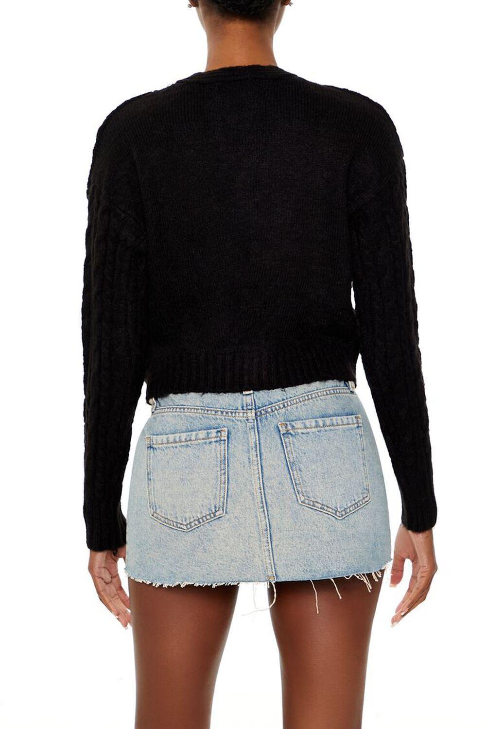 Cable Knit Cardigan Sweater | Forever 21 Product Image